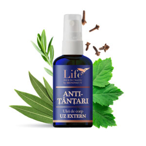 ULEI DE CORP ANTI-ȚÂNȚARI - repelent eficient,100% natural- Life Bio