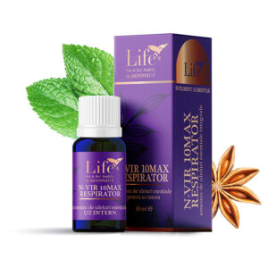 N-VIR 10 MAX RESPIRATOR - combinație de uleiuri esențiale – 10 ml