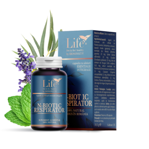 N-BIOT1C RESPIRATOR - capsule - combate bronșitele, laringitele- Life Bio