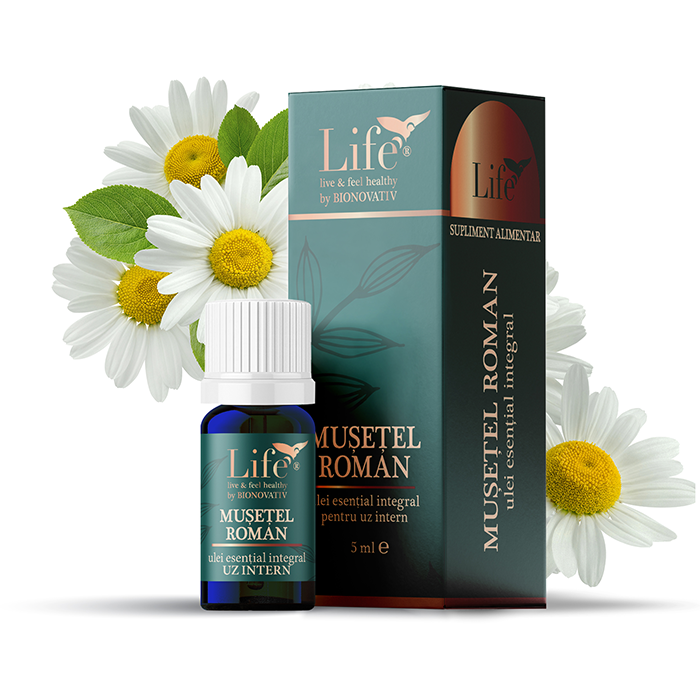 MUȘEȚEL ROMAN – ulei esențial integral – 5 ml