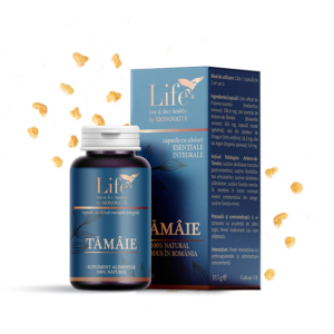 TĂMÂIE - capsule cu ulei esențial - îmbunătățește funcțiile mentale - Life Bio