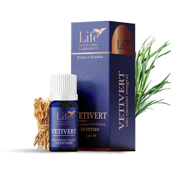 VETIVERT – ulei esențial integral – 5 ml